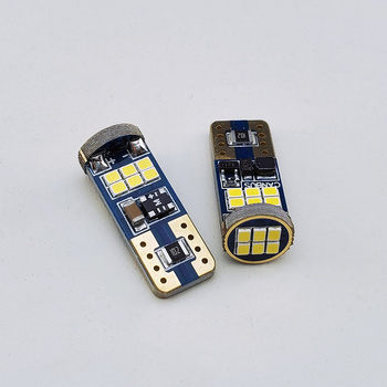 HQ Automotive 2x Car LED Bulbs 12V 18x SMD-2016 W5W T10 (501) W2.1x9.5d CanBus WHITE