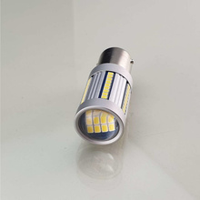 HQ Automotive Car LED Bulbs 2pcs P21W (BA15S) 66 SMD-2016 100% CanBus WHITE LED Car Bulbs