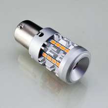 P21W BA15S SMD-3020 CanBus HQ Automotive Car LED Indicator Bulbs 2pcs AMBER