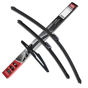 Wiper Blades for RENAULT Clio V Hatchback (2019 and later) HQ Automotive Front Rear Set with special connector