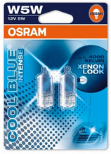 W5W 12V 5W Halogen Cool Blue INTENSE Blister 2pcs Osram