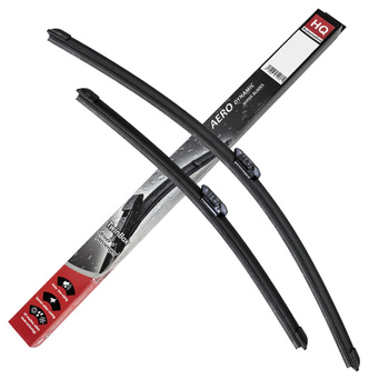 Wiper Blades for RENAULT Clio V Hatchback (2019 and later) HQ Automotive Front Rear Set with special connector