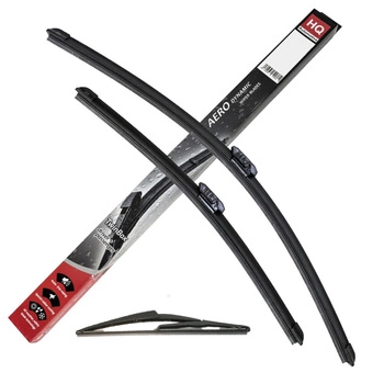 HQ Automotive Wiper Blades fit DACIA Jogger MPV (2022 and later) Front Rear Set OEM FIT with special-Dacia connector ADF61-421|HQ9A