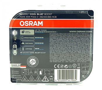 D2S 35W P32d-2 COOL BLUE BOOST HCB 2pcs Osram NO ECE!