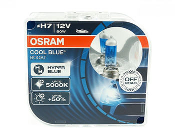 H7 12V 80W PX26d COOL Blue BOOST 5000K +50% 2pcs Osram (NO ECE)