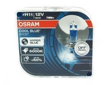 H11 12V 75W PGJ19-2 COOL BLUE BOOST 5000K +50% 2pcs Osram (NO ECE)