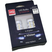 P21W BA15S SMD-3020 CanBus HQ Automotive Car LED Indicator Bulbs 2pcs AMBER