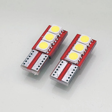 HQ Automotive 2x Car LED Bulbs 12V 3x SMD-5050 W5W T10 (501) W2.1x9.5d CanBus WHITE 2pcs