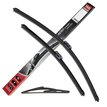 Wiper Blades for DACIA Jogger MPV (2022 and later) HQ Automotive Front Rear Set with special-Dacia connector
