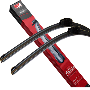 Two Front Frameless Wiper Blades HQ Aero Dynamic - ADWM72-721 Twin Box