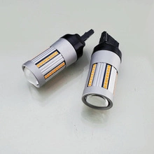 HQ Automotive Car LED Indicator Bulbs x2 585 WY21W 66 SMD-2016 100% CanBus AMBER