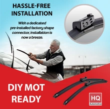 Two Front Frameless Wiper Blades HQ Aero Dynamic - ADB02-424 Twin Box