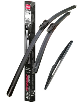 HQ Automotive Wiper Blades fit LEXUS NX SUV (2014-2021) Front Rear Set OEM FIT with special Top-Lock connector ADC61-621|HQ12N