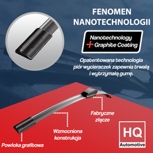 HQ Automotive Wiper Blade fits PORSCHE Cayenne SUV (2017 and later) Rear 13" OEM FIT with Dedicated fit connector HQ4A13