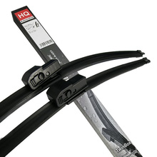 Two Front Frameless Wiper Blades HQ Aero Dynamic - ADA12-121 Twin Box fit LAND ROVER Discovery 2 ll MK2