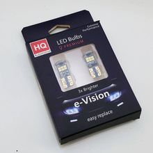 HQ Automotive 2x Car LED Bulbs 12V 18x SMD-2016 W5W T10 (501) W2.1x9.5d CanBus WHITE