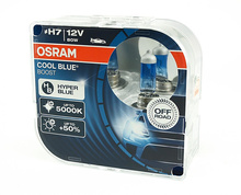 H7 12V 80W PX26d COOL Blue BOOST 5000K +50% 2pcs Osram (NO ECE)