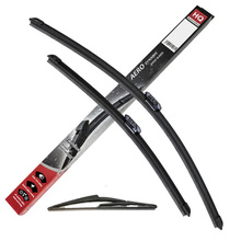 Wiper Blades for DACIA Sandero Hatchback (2021 and later) HQ Automotive Front Rear Set with special-Dacia connector