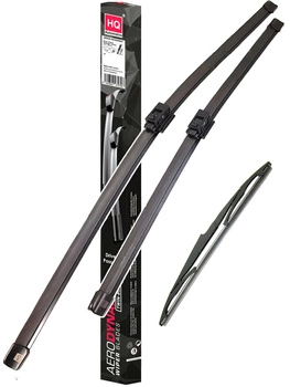 HQ Automotive Wiper Blades fit MERCEDES EQB-Class Crossover (2021 and later) Front Rear Set OEM FIT with Special-Merc connector ADM22-421|HQA11