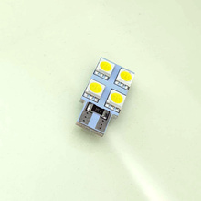HQ Automotive Car LED Bulbs 2x 12V 1x4 SMD-5050 W5W T10 501 CanBus WHITE 