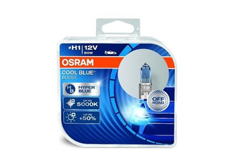 H1 12V 80W P14.5s COOL BLUE BOOST 5000K +50% 2pcs Osram