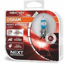 HB4 12V 51W P22d NIGHT BREAKER® LASER Next Generation +150% 2 St. OSRAM