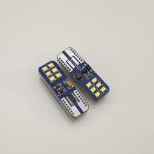 HQ Automotive 2x Car LED Bulbs 12V 24V 12x SMD-2016 W5W T10 (501) W2.1x9.5d CanBus WHITE