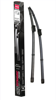 HQ Automotive Wiper Blades fit AUDI A4 Estate (2015-2024) Front Pair 24" + 20" OEM FIT with Top-Lock 16mm connector ADB02-424