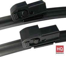 Two Front Frameless Wiper Blades HQ Aero Dynamic - ADA12-121 Twin Box fit LAND ROVER Discovery 2 ll MK2