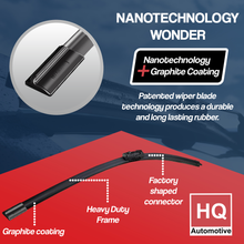 HQ Automotive Rear Wiper Blade for SSANGYONG Korando E-Motion SUV (2022 and later) 12-inch with Dedicated fit connector