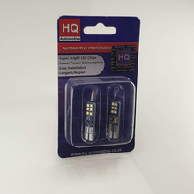 HQ Automotive 2x Car LED Bulbs 12V 24V 12x SMD-2016 W5W T10 (501) W2.1x9.5d CanBus WHITE