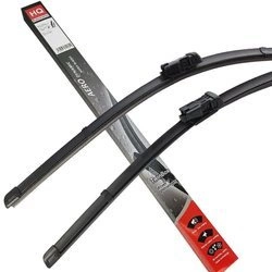 Two Front Frameless Wiper Blades HQ Aero Dynamic - AD41-824 Twin Box