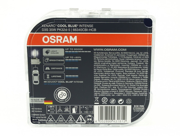 D3S 12V+24V 35W PK32d-5 XENARC COOL BLUE INTENSE Duobox OSRAM