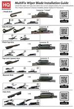 HQ AUTOMOTIVE Windscreen Wiper Blade Multifix10