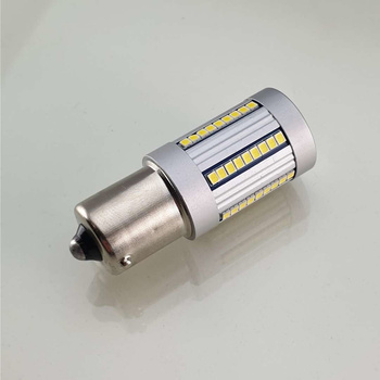 HQ Automotive Car LED Bulbs 2pcs P21W (BA15S) 66 SMD-2016 100% CanBus WHITE LED Car Bulbs