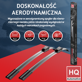 HQ Automotive Wiper Blade fits MERCEDES EQA-Class SUV (2020 and later) Rear 13" OEM FIT with Dedicated fit connector HQ4A13