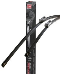 Two Front Frameless Wiper Blades HQ Aero Dynamic - AD81-424 Twin Box
