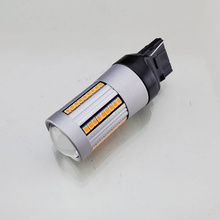 HQ Automotive Car LED Indicator Bulbs x2 585 WY21W 66 SMD-2016 100% CanBus AMBER 