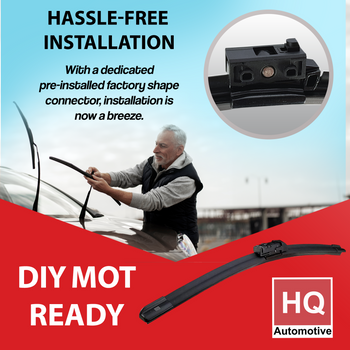 Wiper Blades for MERCEDES CLS-Class Coupe (2017 and later) HQ Front Pair 24-inch + 22-inch with Special-Merc connector