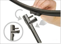 Two Front Frameless Wiper Blades HQ Aero Dynamic - ADB81-622 Twin Box