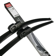 Two Front Frameless Wiper Blades HQ Aero Dynamic - ADA12-121 Twin Box fit LAND ROVER Discovery 2 ll MK2