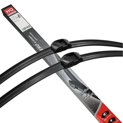 Two Front Frameless Wiper Blades HQ Aero Dynamic - ADT62-622 Twin Box