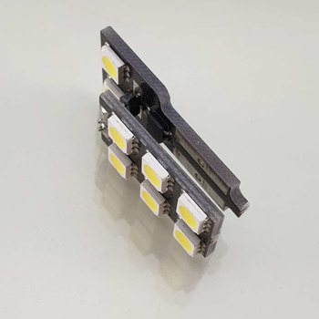 HQ Automotive Car LED Bulbs 2x 12V 1x8 SMD-5050 W5W T10 501 CanBus WHITE