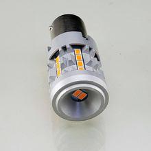 P21W BA15S SMD-3020 CanBus HQ Automotive Car LED Indicator Bulbs 2pcs AMBER