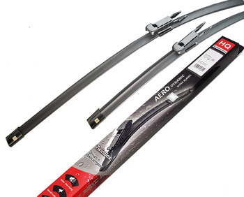 Two Front Frameless Wiper Blades HQ Aero Dynamic - ADB32-423 Twin Box