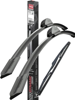 HQ Automotive Wiper Blades fit MAZDA CX-30 SUV (2019 and later) Front Rear Set OEM FIT with J-hook connector AD61-621|HQ14D