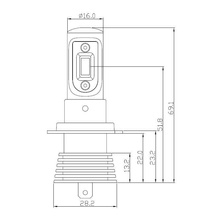 HQ Automotive H7 Headlight Conversion KIT 4500lm Lumen (2 bulbs set)