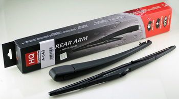 Rear Car Wiper Blade + Arm HQ A-043 fit Peugeot 207 Hatchback 2006-2012, Peugeot 207+ Hatchback 2012->