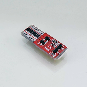 HQ Automotive 2x Car LED Bulbs 12V 3x SMD-5050 W5W T10 (501) W2.1x9.5d CanBus WHITE 2pcs