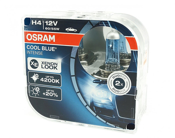 H4 12V 60/55W P43t Cool Blue INTENSE 2pcs Osram